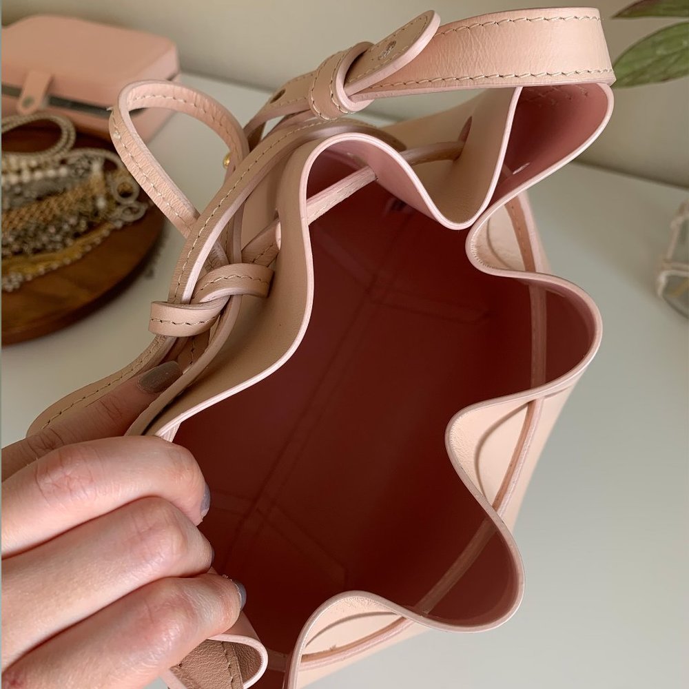 Calf Mini Bucket Bag - Rosa - Picture 5 of 8